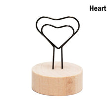 Round Wooden Photo Clip - Various shapes