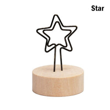 Round Wooden Photo Clip - Various shapes