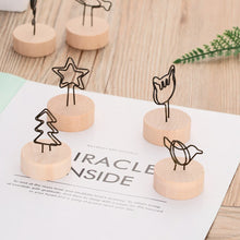 Round Wooden Photo Clip - Various shapes
