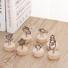 Round Wooden Photo Clip - Various shapes