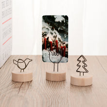Round Wooden Photo Clip - Various shapes