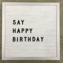 10x10 White Felt Letter Board | Customized Gift Edition